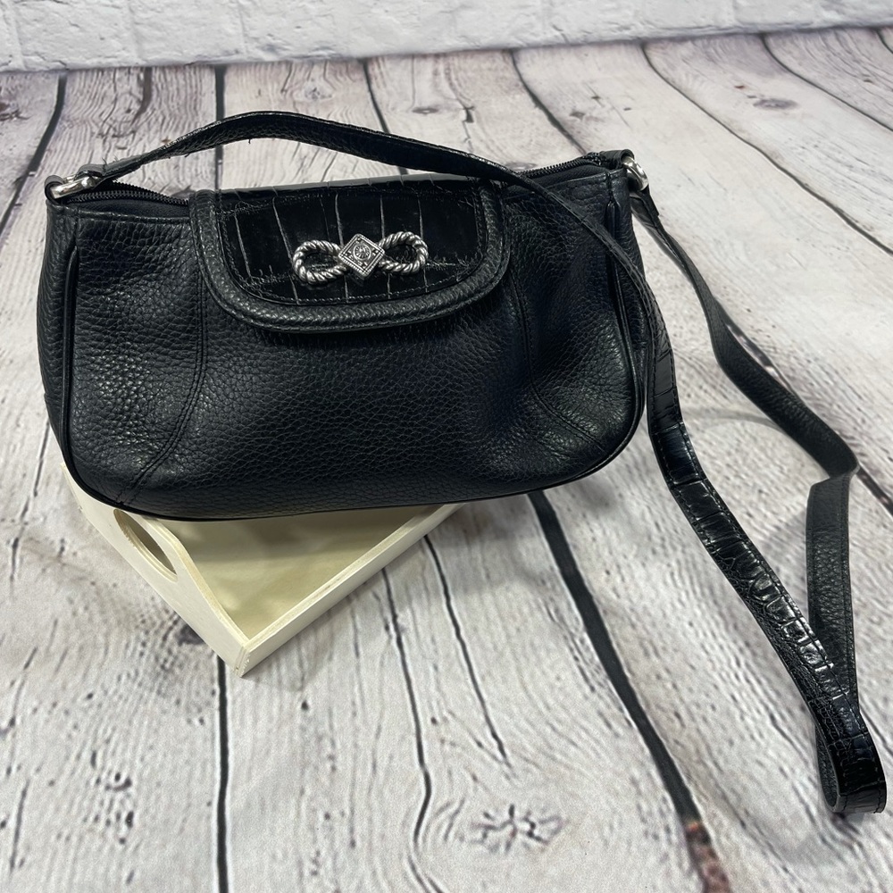 Brighton Leather Small Flap Bag